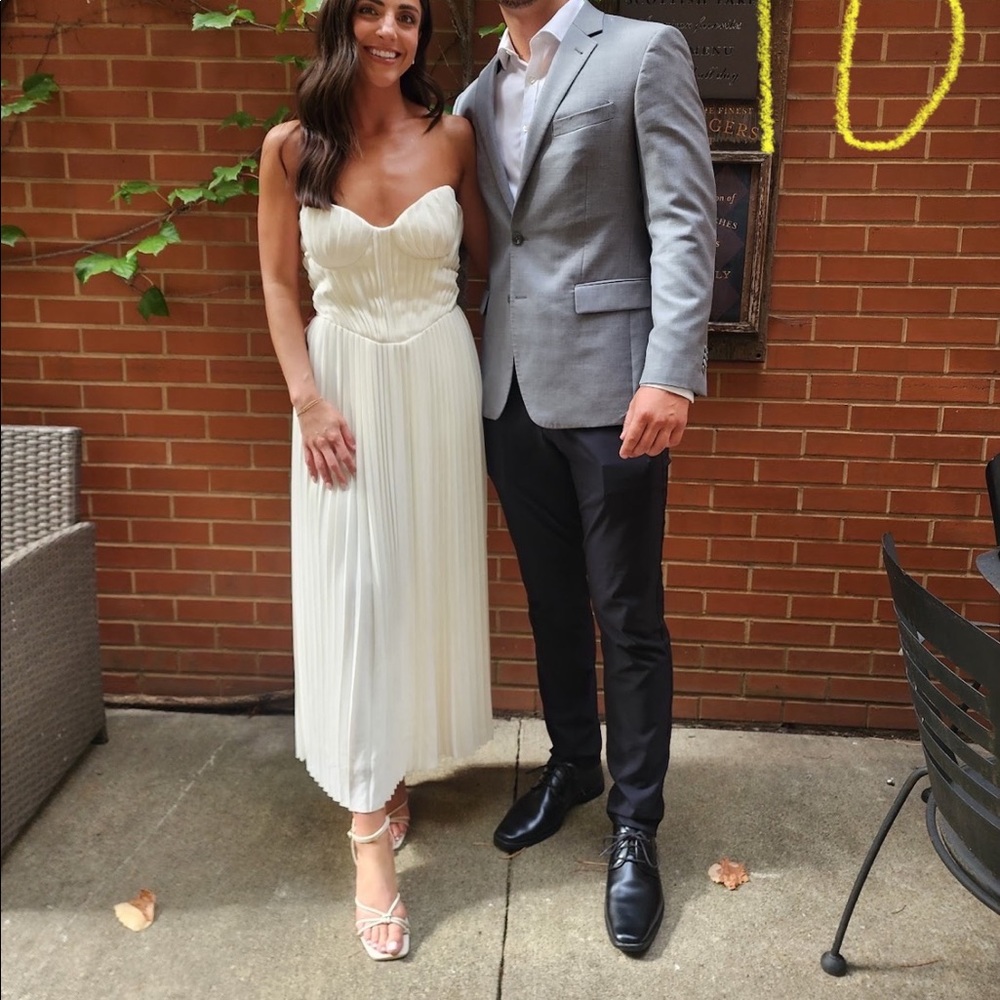 House of CB dress pleated dress